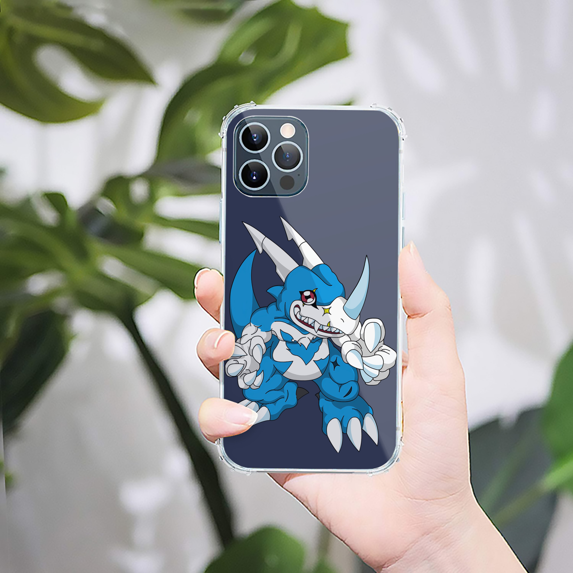 （画像用） Digimon デジタルモンスター/デジモン 【iPhone 12シリーズ対応】透明スマホケース（クリアソフトケース）